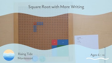 Square Root with More Writing
