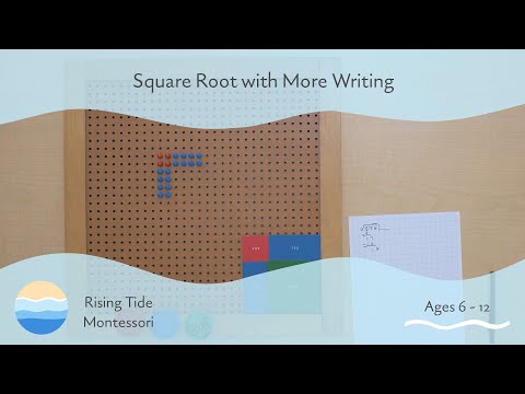 Square Root with More Writing