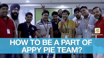 How to be a part of the Appy Pie Team?
