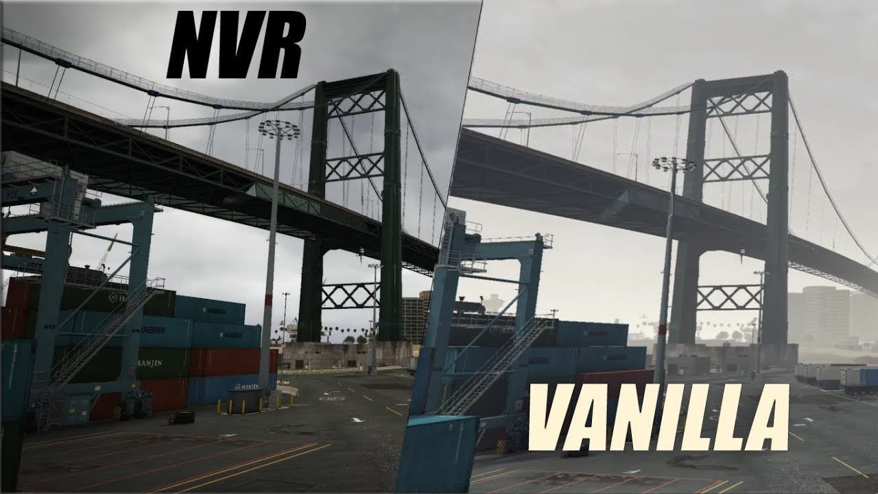 Gta 5 Naturalvision Remastered Vs Vanilla Graphics Mod Side By Side