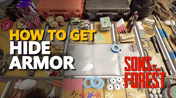 How to get Hide Armor Sons Of The Forest
