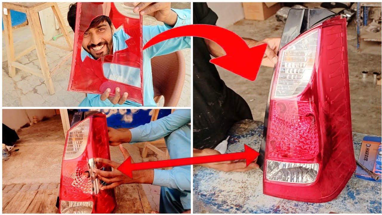 Suzuki Wagon R Back Light Broken Putty Repair Complete Restoration Guide for Car Tail Lamp Fix Pro U