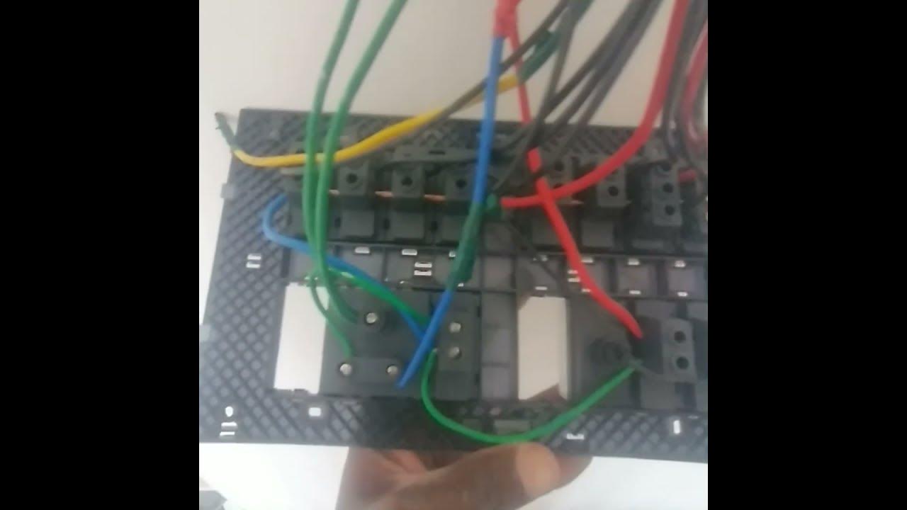 electrical bord fiting - YouTube