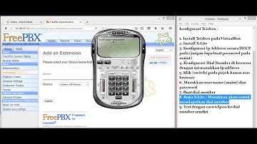 Konfigurasi Trixbox dan Zoiper