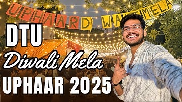 DTU Diwali Mela 2025 | UPHAAR’25 #diwali #diwali2025 #dtu #diwalimela #delhitechnologicaluniversity 