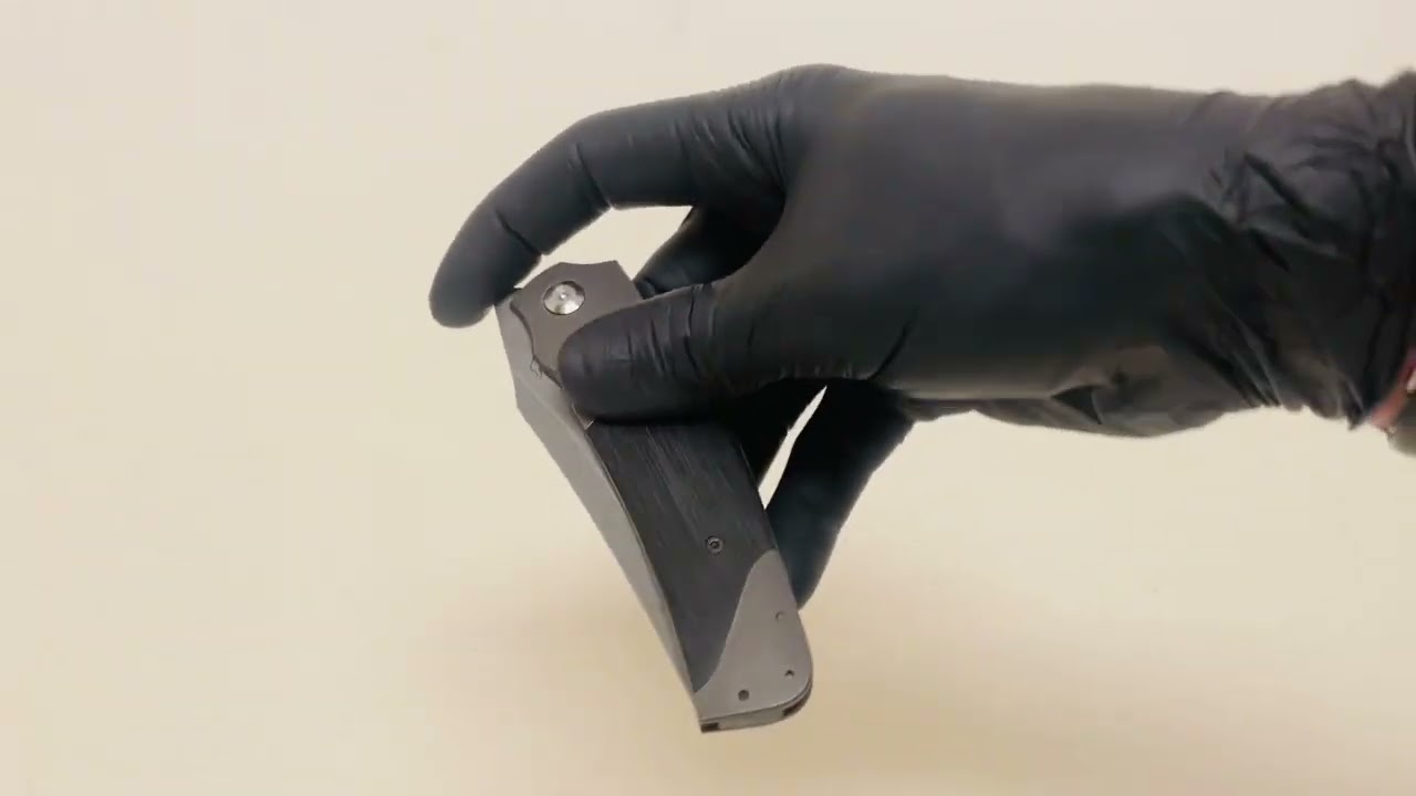 Couteau " Bolsterlock " custom Micarta et Elmax par Guy Poggetti