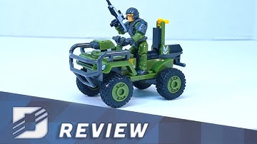 Mega Construx Halo Fleetcom Mongoose Unboxing, Speed-Build + Review