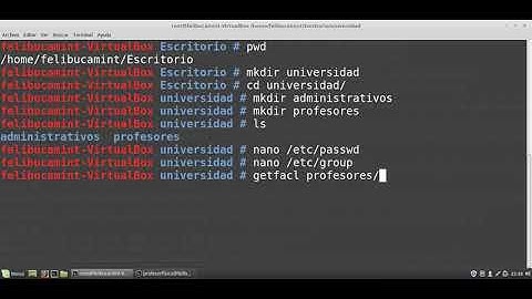Creación de ACL´s (Listas de control de acceso)sobre archivos en linux min