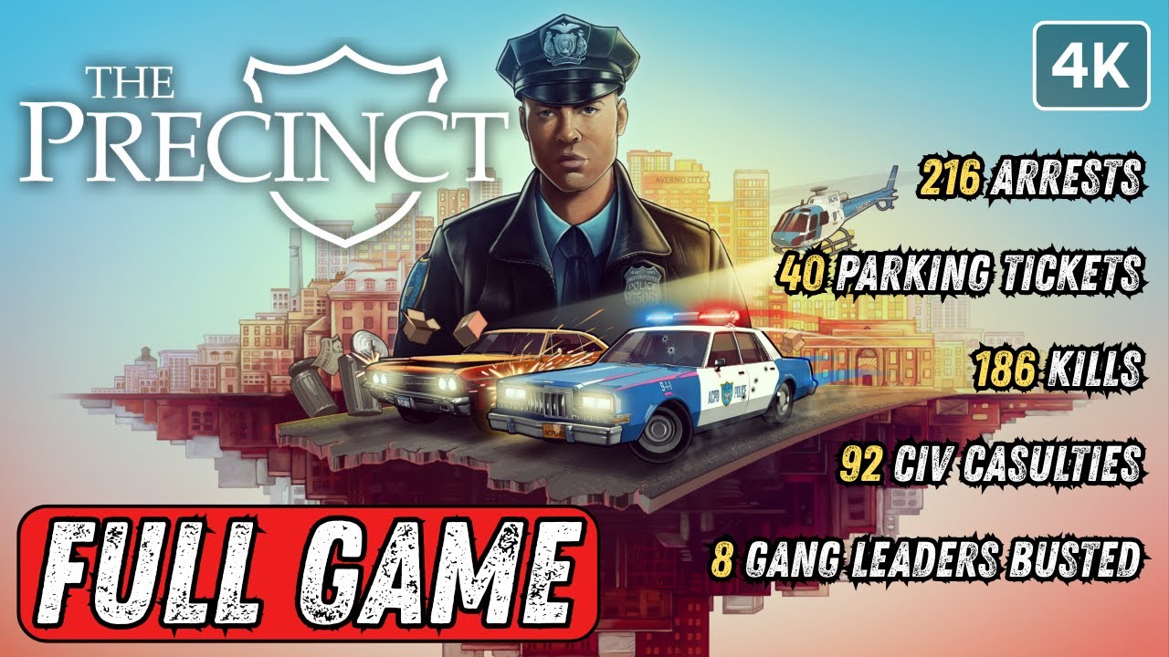 The Precinct Gameplay Walkthrough | No Commentary - FULL GAME (4K 60FPS) ULTRA SETTINGS