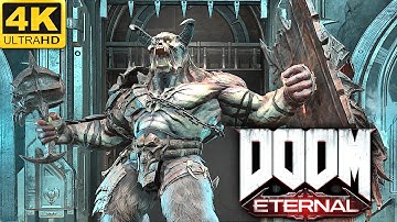 DOOM ETERNAL 8 SENTINEL PRIME 4K 60 FPS Walkthrough Gameplay FULL GAME no commentary