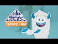 Sticker mountain factory tour