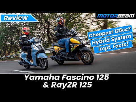 Yamaha Fascino 125 vs RayZR 125 - Same, Same But Different? | MotorBeam