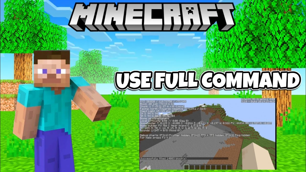 Minecraft usefull command #viral #video #minecraft #gameplay - YouTube