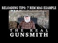 Reloading tips with 7 rem mag example