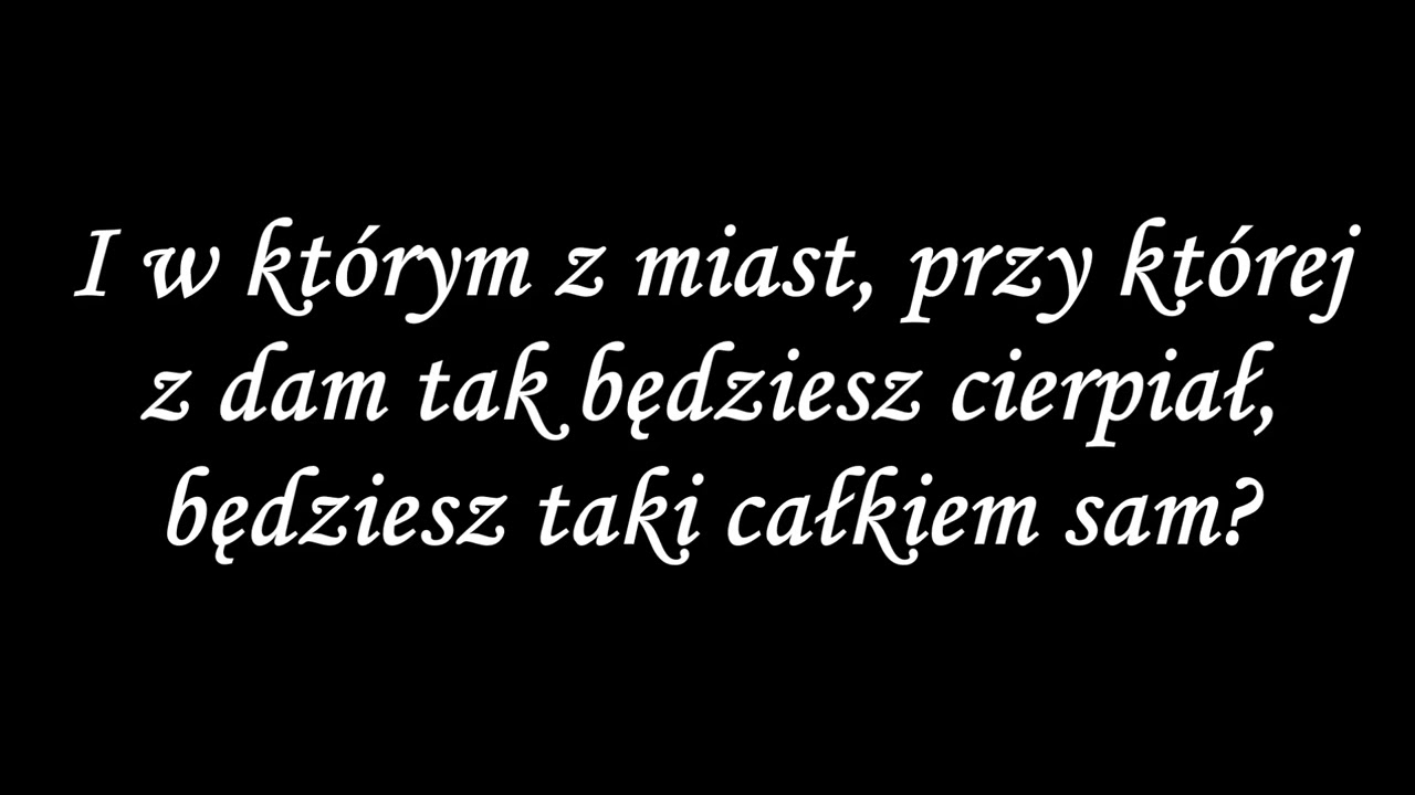 Kalina Jędrusik - Z kim tak Ci będzie źle jak ze mną? (COVER, KARAOKE)