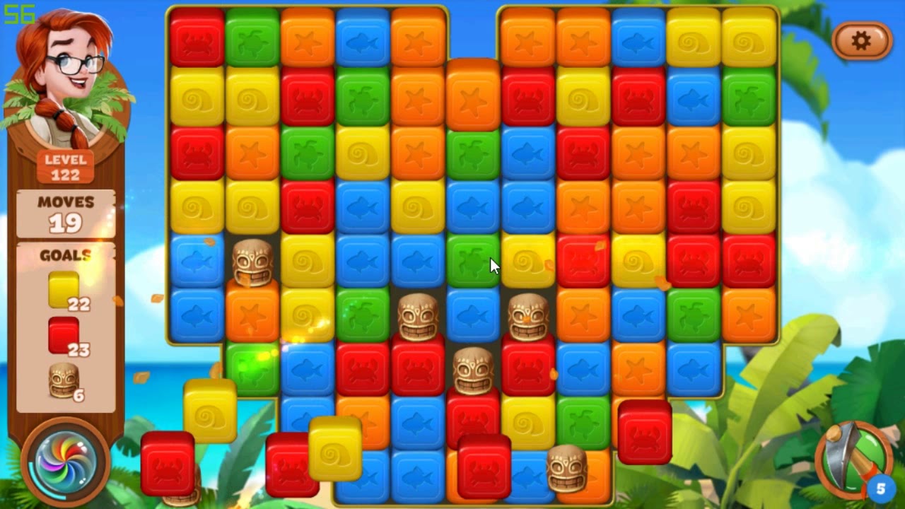 Lost Island Blast Adventure level 122