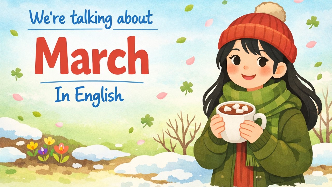Talking About March in English | English Podcast for Easy English Listening