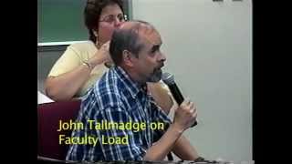John Tallmadge on Faculty Load