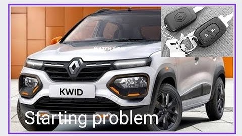 kwid no crank no starting problem solved