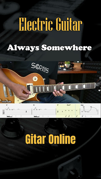 [INTERLUDE] Always Somewhere -  Scorpions - Guitar Instrumental Cover   Tab  #guitar