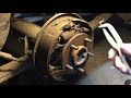 Removing the rear drum brakes on the 1979 Barn find Chevy Camaro part one 12/01/2020