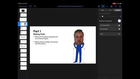 Grouping Objects in Keynote