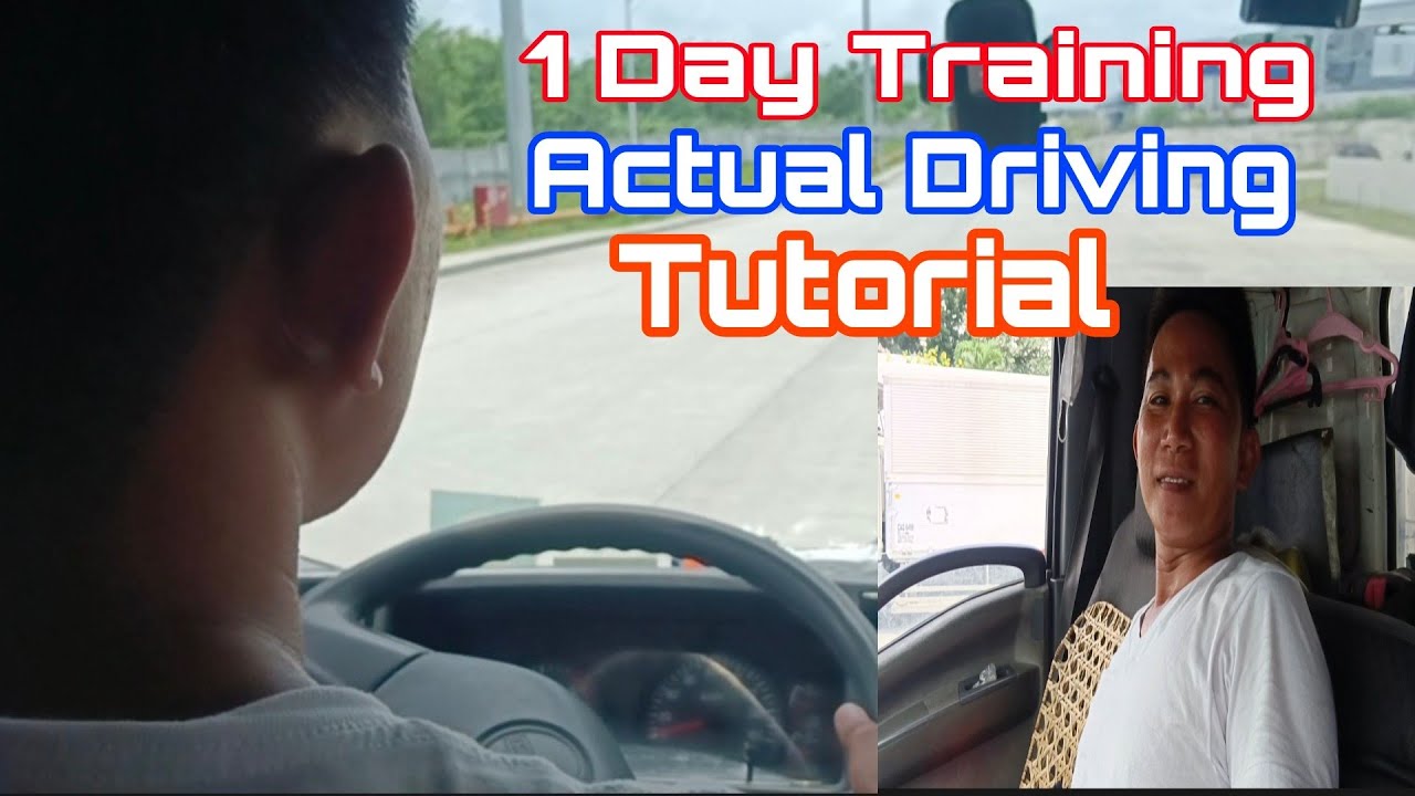 Part 17(1 Day Training) Actual Driving Tutorial - YouTube