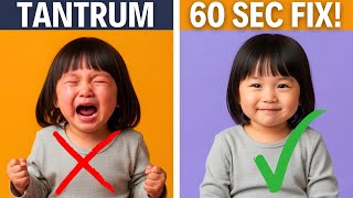 The Korean Method to CALM TANTRUMS in 60 Seconds!