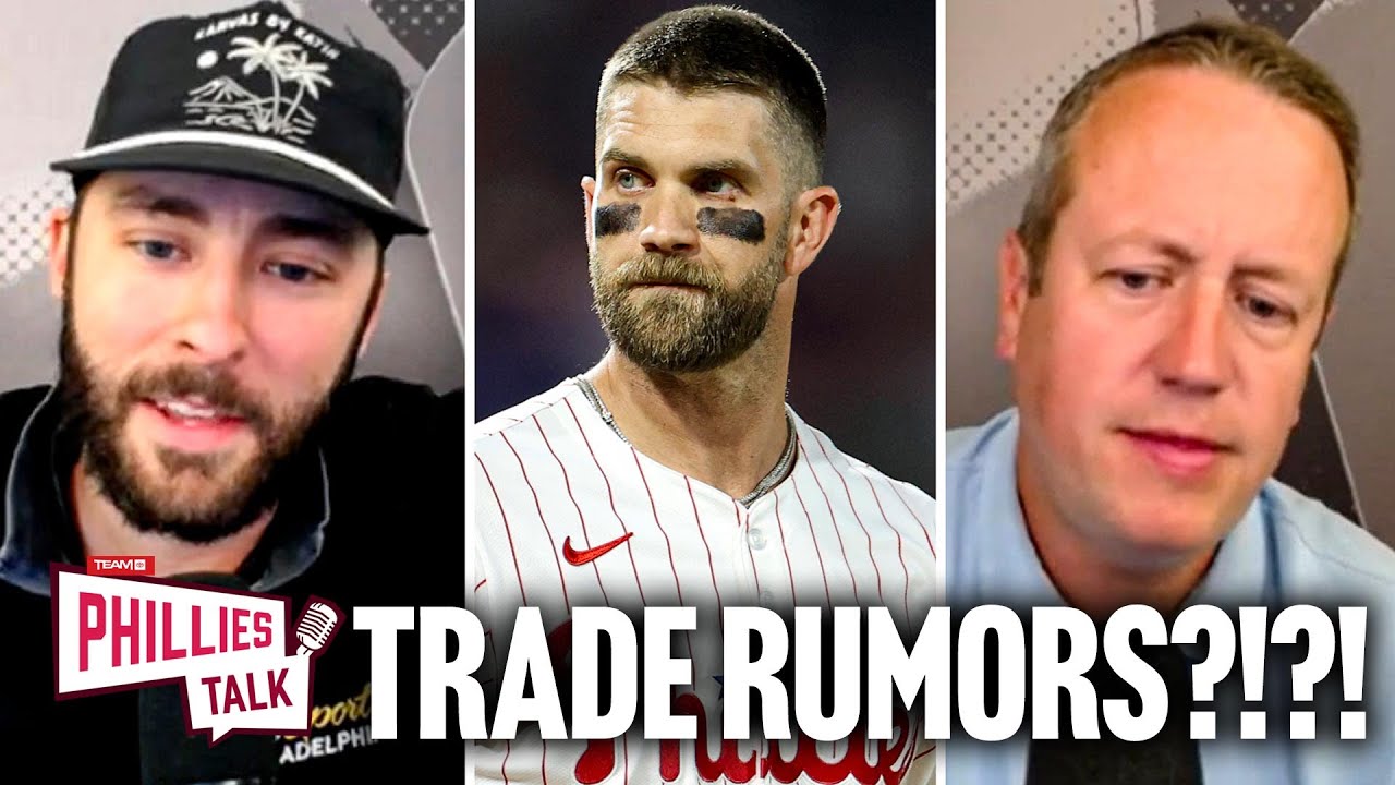 Harper trade rumors (???), award finalists, 2025 Phillies MVP and more | Phillies Talk
