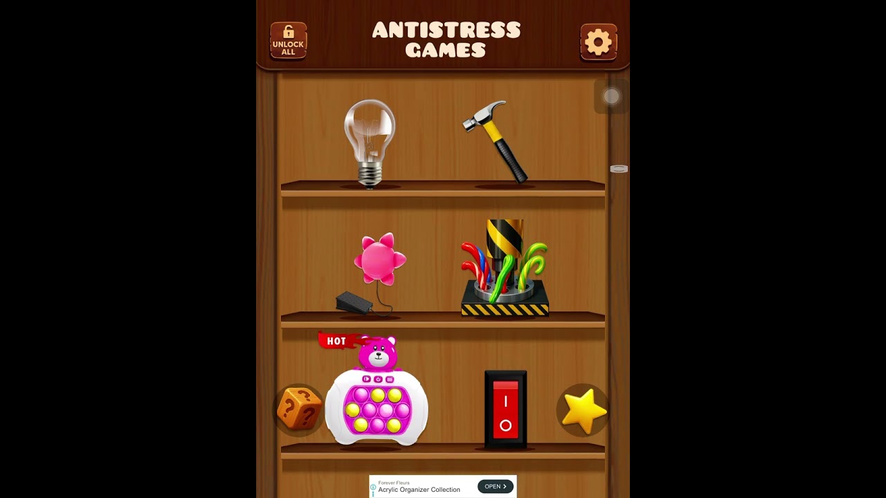 Let's play anti stress game but first subcribe to my youtube channel! 