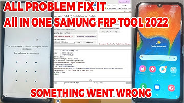 New All Samsung Frp 2022 | Android 11/12 | Went Wrong Fix Solution | Latest Method 2022 | 100% Work