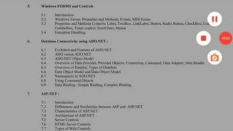 CS 305 Subject Overview by Narendra Kumar