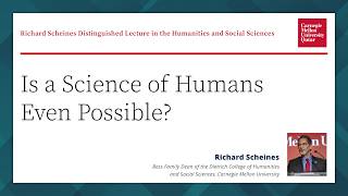 Is a Science of Humans Even Possible