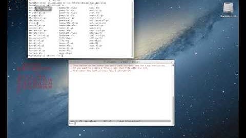 Hidden games on a Mac
