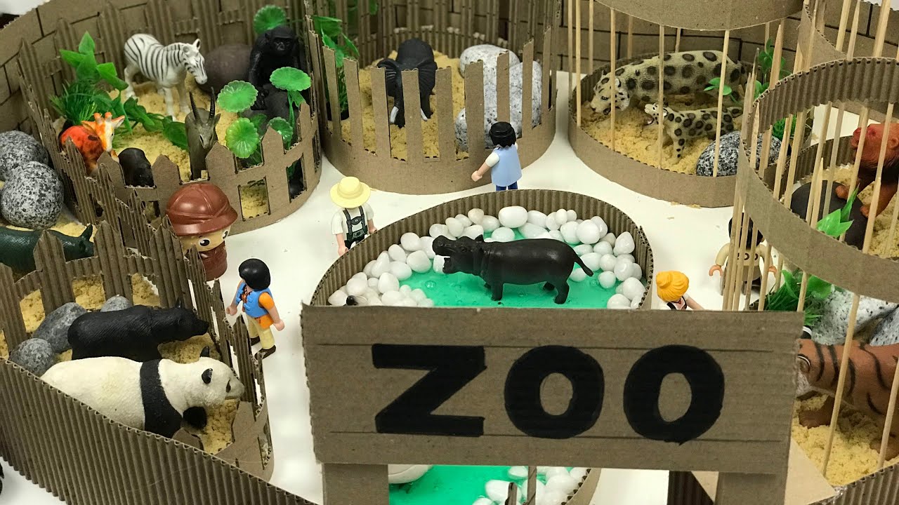 Zoo model making for science projects | Zoological garden model ...