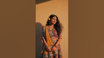 Gemini Navratri garba look edit prompt 😍 Nav Laakhai Lobadiyaliyu  #garba #viral