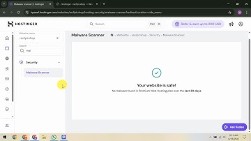 How To Scan WordPress For Malware in Hostinger