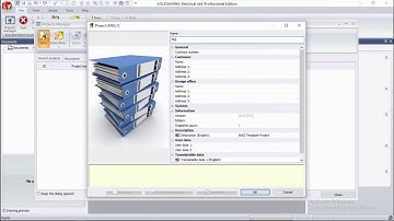 01. How to create a new project in SolidWorks Electrical