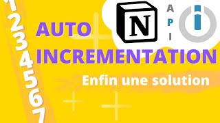Enfin l'auto-incrémentation dans Notion grâce à l'API - 2 techniques
