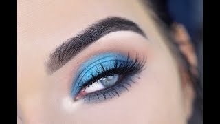 Urban Decay Beached Eyeshadow Palette | Blue Eye Makeup Tutorial