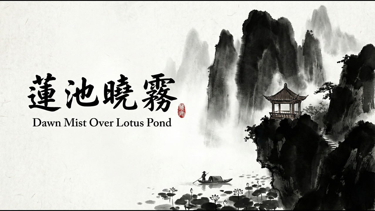 1 Hour Of Relaxing & Studying Traditional Chinese Music | 蓮池曉霧 Dawn Mist Over Lotus Pond