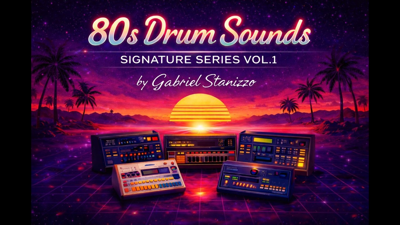 Synth-Pop & 80s Drum Pack | Gated Reverb Drums (Made From Scratch)