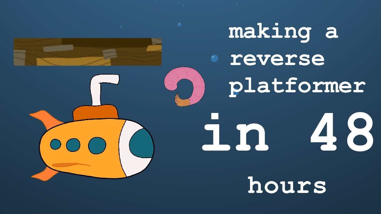 making a reverse platformer in 48 hours - ludum dare 48 devlog - YouTube