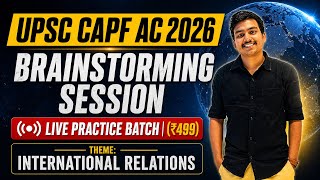 Practice Batch | Paper-2 | UPSC CAPF AC 2026 | 40 days Challenge