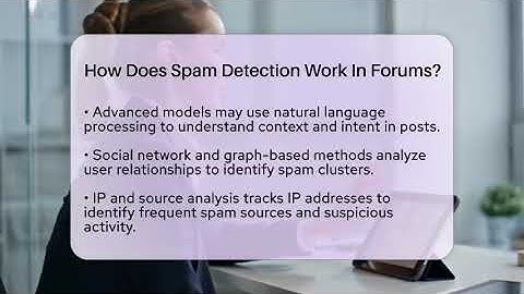 How Does Spam Detection Work In Forums? - Everyday-Networking