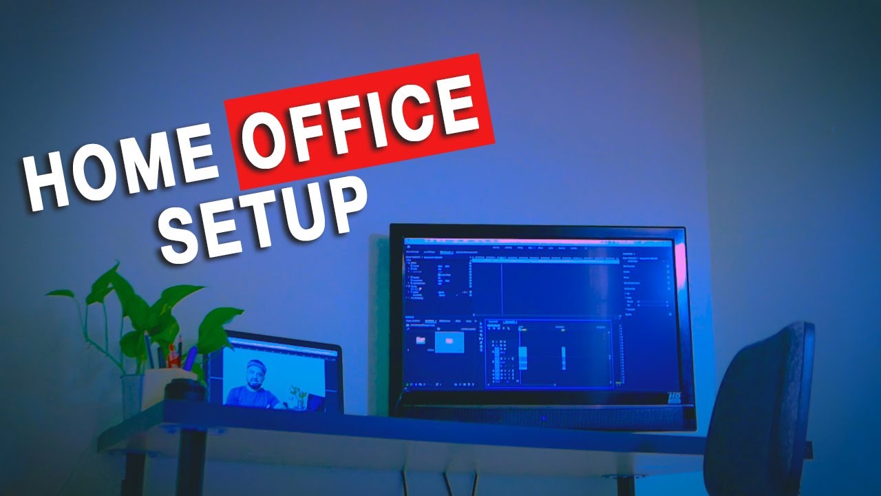 Home Office Setup On a Budget - DIY Home Office Setup 2020 - YouTube