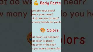 #colours name#fruits name#shapes