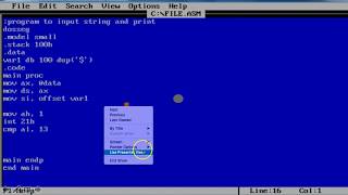 String, Program to input a string in assembly language programming | by Ikram Khan