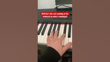 Hammer Pro 88K Real Sounding but unplugged #piano #sounding #shorts #viral #trending #fypシ #88keys