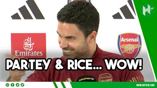Partey and Rice can BRING THE BEST out of each other | Mikel Arteta EMBARGO